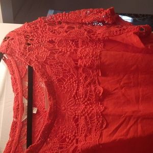 Womens shirt with lace